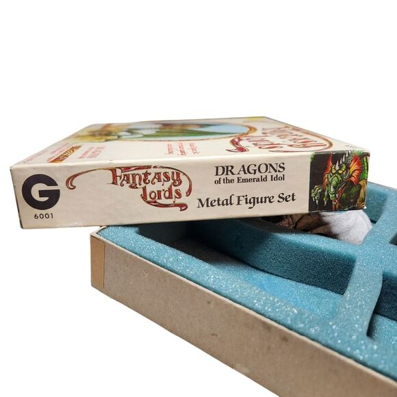 Grenadier Fantasy Lords Dragons of the Emerald Idol 6001 Metal Figure 1982 D&D - Picture 9 of 16